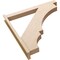 Ekena Millwork 5 1/2-in W x 42-in D x 42-in H Balboa Block Rough Cedar Woodgrain TimberThane Outlooker, Primed Tan OUTUR055X42X42BOA44RCPR - alternate 6